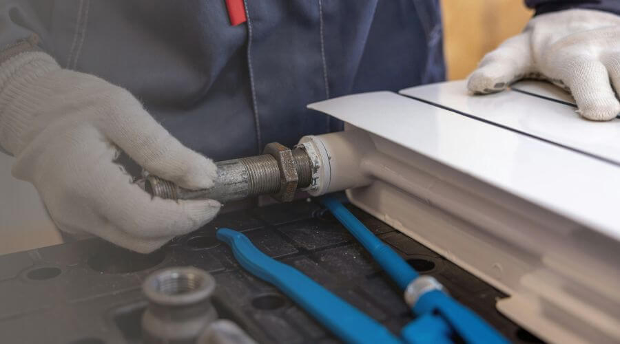 Professional water heater repair services in Almont, ND